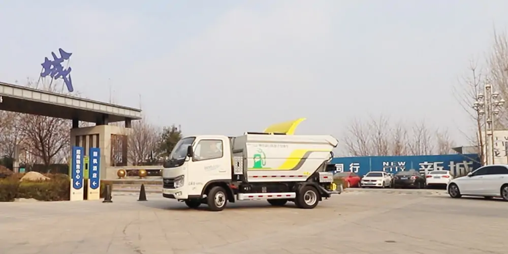 新能源垃圾车，后装式垃圾车，纯电动垃圾车，电动垃圾车
